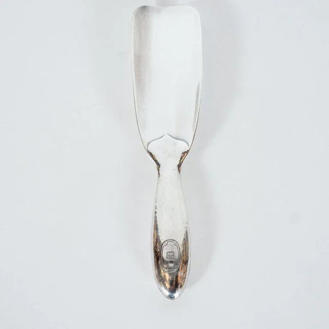American Tiffany & Co. Antique Art Nouveau Hand Wrought/Hammered Sterling Silver Shoehorn For Sale - Image 3 of 9