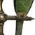 Metal Pair Antique Brass Candlesticks & Cold Painted Bergman Bronze Parrots C1920 For Sale - Image 7 of 11