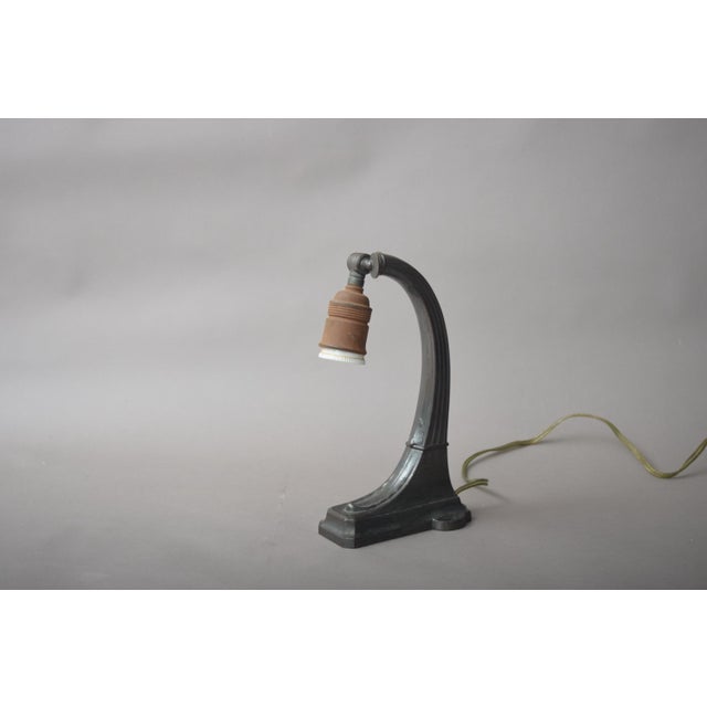 Vintage Art Nouveau Desk Lamp, 1920s For Sale - Image 10 of 11