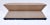 Generously sized classic hourglass shape bench or ottoman possessing distinct French Modernist sculpture design...