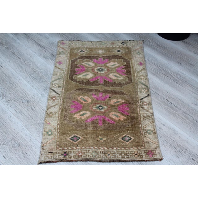 Vintage Turkish Rug - 22"x38" For Sale - Image 10 of 10