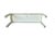 Off-white Baker Furniture Company Chinese Style Raffia Veneered Console Sofa Table For Sale - Image 8 of 10