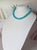 2020s Mozambique Amazonite Rondelle Necklace With Amazonite Clasp For Sale - Image 5 of 9