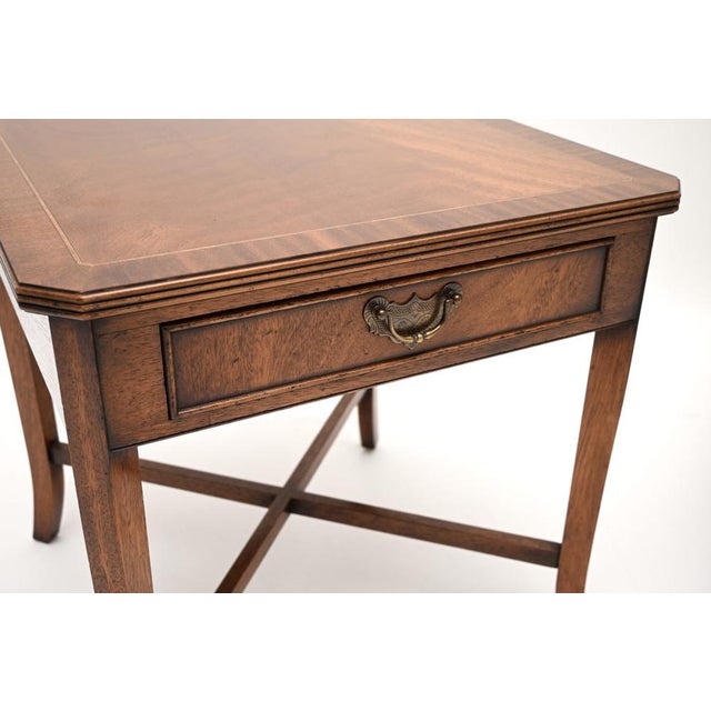 Georgian Style Bedside Tables, 1950s, Set of 2 For Sale - Image 9 of 11