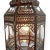 Moorish Tin & Clear Glass Lantern For Sale - Image 4 of 6
