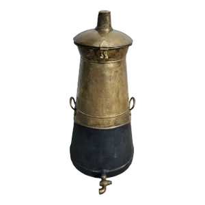 Late 19th Century English Brass and Metal Milk Container