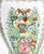 Pair of Vintage Asian Floral Painted Porcelain Covered Urns For Sale - Image 4 of 11