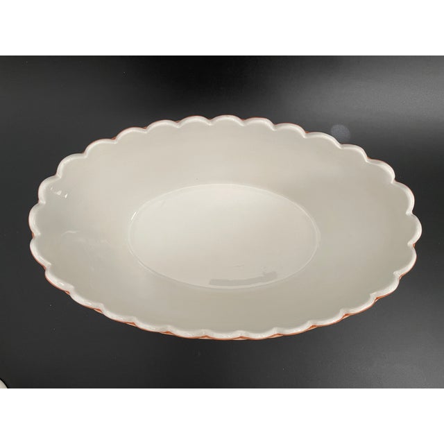 Vintage Italian Faience Jardiniere & Candlesticks Centerpiece Set For Sale - Image 4 of 18