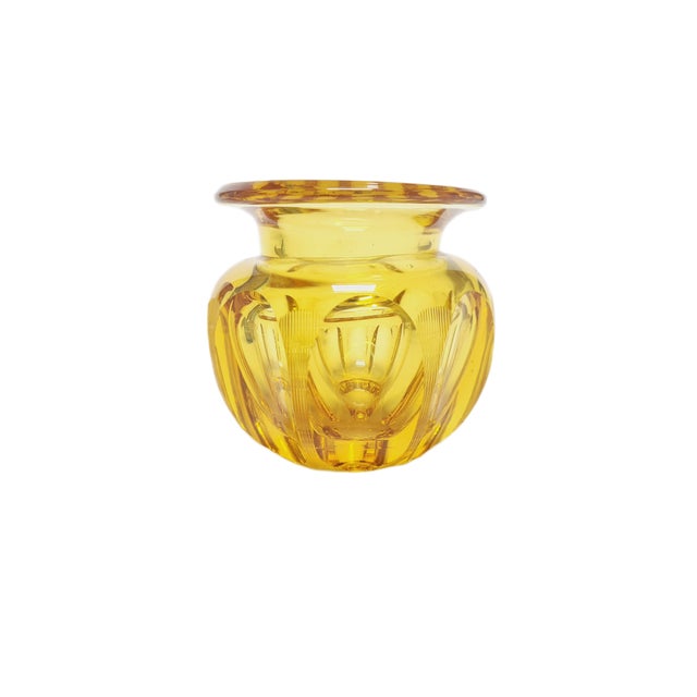Polish Art Deco Vase from Josephine Glassworks, 1930s For Sale - Image 12 of 15