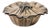 Silver-Plated Covered Bonbon Dish in Floral Form, 1950s For Sale