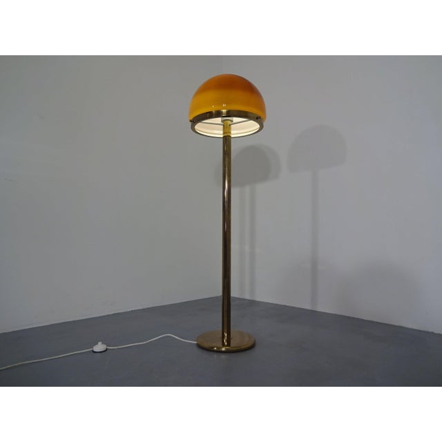 Mushroom Floor Lamp in Brass and Glass from Cosack, Germany, 1960s For Sale - Image 17 of 17