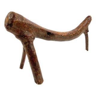 Early 20th Century Dinka Stool For Sale