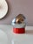 Ball Ashtray with Magnetic Bowl in Red Chrome by Quist For Sale - Image 4 of 10