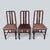 Textile Mid-Century High-Back Dining Chairs from Primo London, Set of 3 For Sale - Image 7 of 9