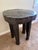 Antique Hand-Carved Wood and Iron Side Table With Sculptural Primitive Form For Sale - Image 4 of 14