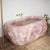 Gemstone Luxury Natural Rose Quartz Freestanding Bathtub, Handcrafted Pink Crystal Stone Soaking Tub For Sale - Image 7 of 9
