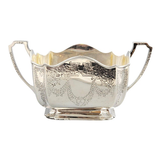 Victorian Sterling Silver Tea Service from Atkin Brothers, Sheffield, 1892, Set of 4 For Sale - Image 10 of 18