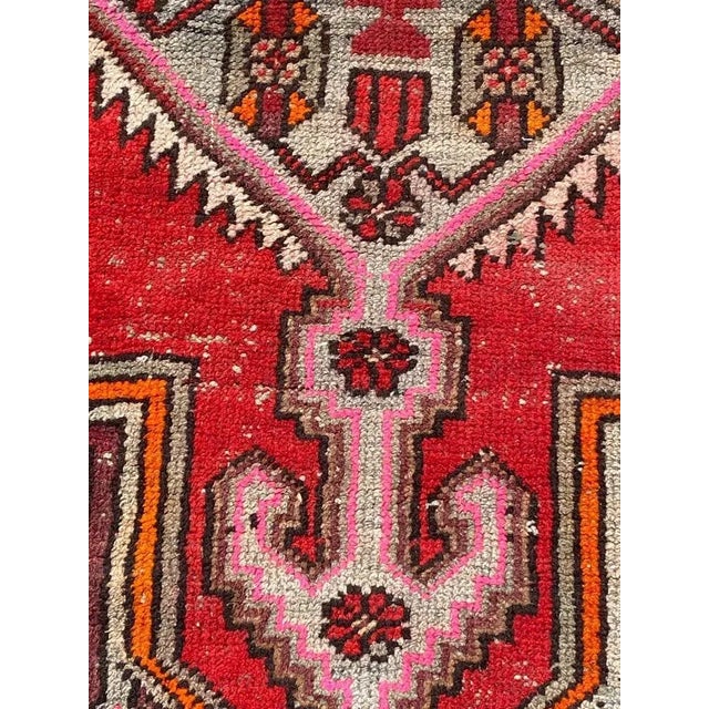 Vintage Rustic Wool Hamadan Rug, 1950s For Sale - Image 9 of 18