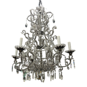 19th Century Italian Crystal Chandelier