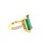 Natural Emerald Diamond Ring 14k Gold 4.37 TCW GIA Certified For Sale - Image 9 of 15