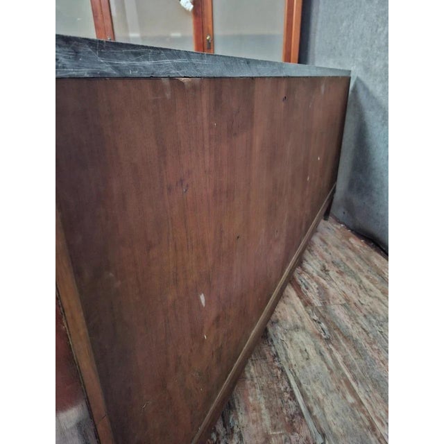 Wood 20th Century Empire Mahogany Veneer Sideboard For Sale - Image 7 of 8