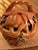 1970s Hand-Carved Openwork Wood Safari Animal Basket Sculpture For Sale - Image 6 of 11