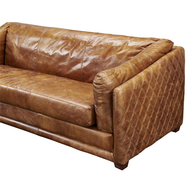 American Crafters and Weavers Waco Rustic Modern Sofa For Sale - Image 3 of 5