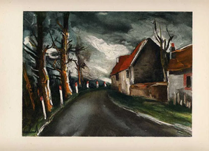 1958 Vlaminck Lithograph 35 the Longny Road