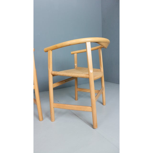 Vintage PP201 First Chairs by Hans J Wegner for PP Furniture, Denmark, 1980s, Set of 4 For Sale - Image 11 of 18