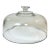 Early 20th Century French Chippendale Hollywood Regency Heavy Glass Cloche. For Sale