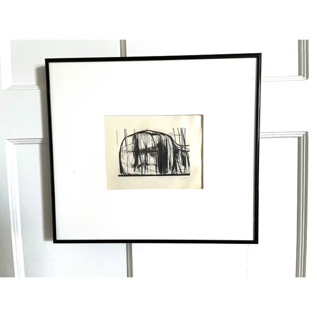 Antique White Mid 20th Century "Bartleby the Scrivener" Wood Engraving Signed Leornard Baskin, Framed For Sale - Image 8 of 8