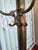 Glass Vintage Brass Hall Tree With Mirror and Console For Sale - Image 7 of 7