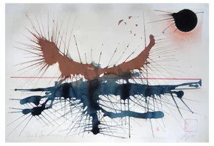 Maris Abilevs, Dawn, 2021, Mixed Media on Paper