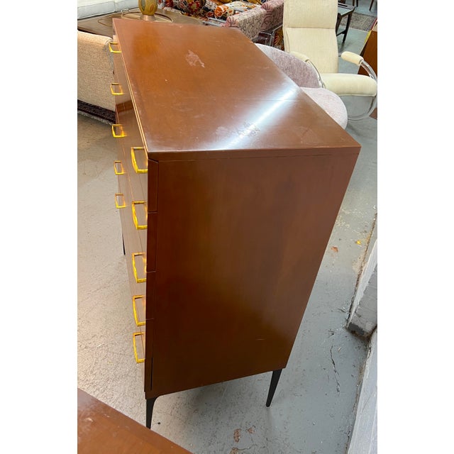 1960s Heywood Wakefield Contessa Series Mid-Century Highboy Dresser For Sale In New York - Image 6 of 11