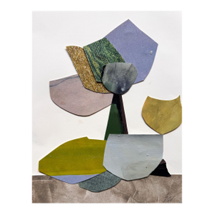 "Magic Still Exists 2" Original Mixed-Media Collage on Paper by Zac Woodiel