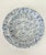 1970s 1970s Bybee Pottery Kentucky Blue and White Splatterware or Sponge Pie Dish For Sale - Image 5 of 8
