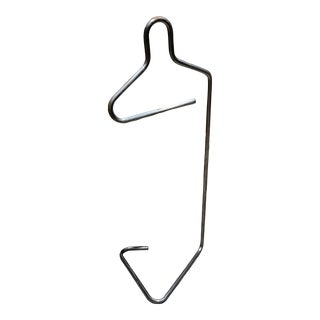 Postmodern Gentleman's Valet Coat Hanger Stand Tubular Sculptural Metal For Sale