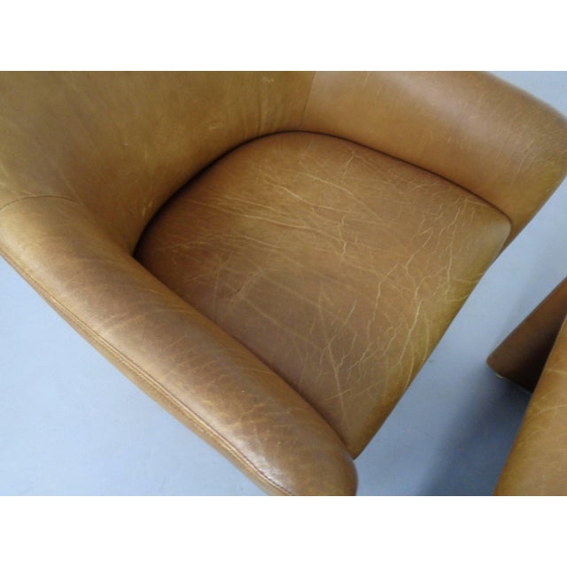 Mid-Century German Leather Cocktail Chairs from Walter Knoll, 1960s, Set of 2 For Sale - Image 16 of 18