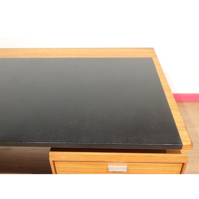 Mid Century Modern Vintage Teak Office Desk by Lucas Danish Style For Sale In Greensboro - Image 6 of 15