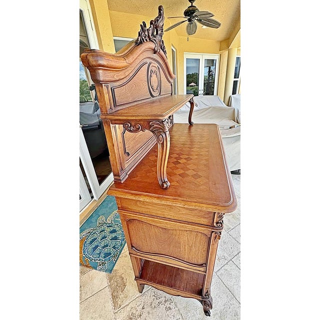French Country Louis XV Style Sideboard Server For Sale - Image 18 of 18