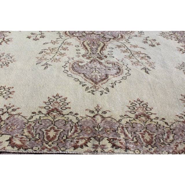 Bauhaus Vintage Turkish Anatolian Area Rug - 66"x106" For Sale - Image 3 of 13