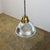 1960s Holophane Clear Glass Vintage Industrial Pendant Light For Sale - Image 6 of 17