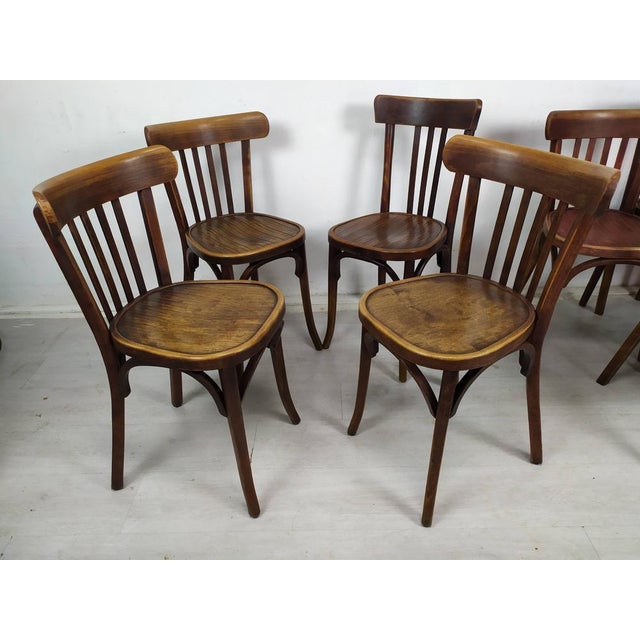 Bistro Chairs from Baumann, 1890s, Set of 12 For Sale - Image 5 of 18