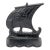 Single Cast Iron Viking Ship Bookend 1920's For Sale