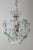 Mid-Century Modern Birdcage Hanging Lamp with Iridescent Flowers, 1950s For Sale - Image 12 of 18