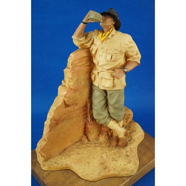 Advertising Resin Model Australian Adventurer Figurine from Avirex, United States, Late 20th Century For Sale - Image 11 of 18