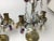 Metal Early 20th Century Clear Amethyst & Amber Crystal Girandole Candelabras - A Pair For Sale - Image 7 of 10