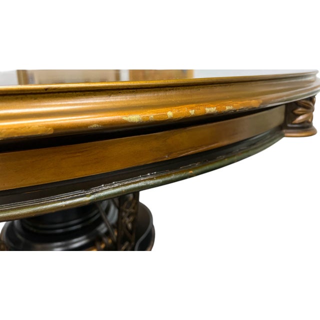72 Inch Round Tucson Style / Italianate Dining Table For Sale - Image 12 of 12