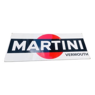 Vintage Martini Vermouth Sign, 1960s For Sale