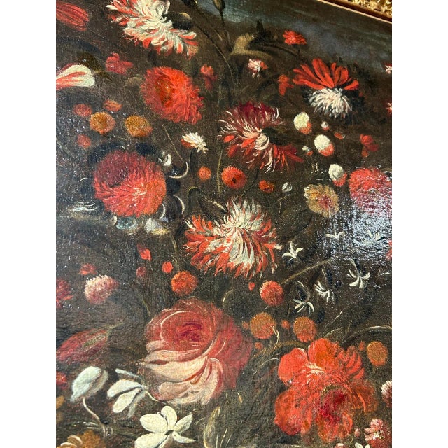 Venetian Artist, Still Life with Flowers, Late 17th Century, Framed For Sale - Image 4 of 10